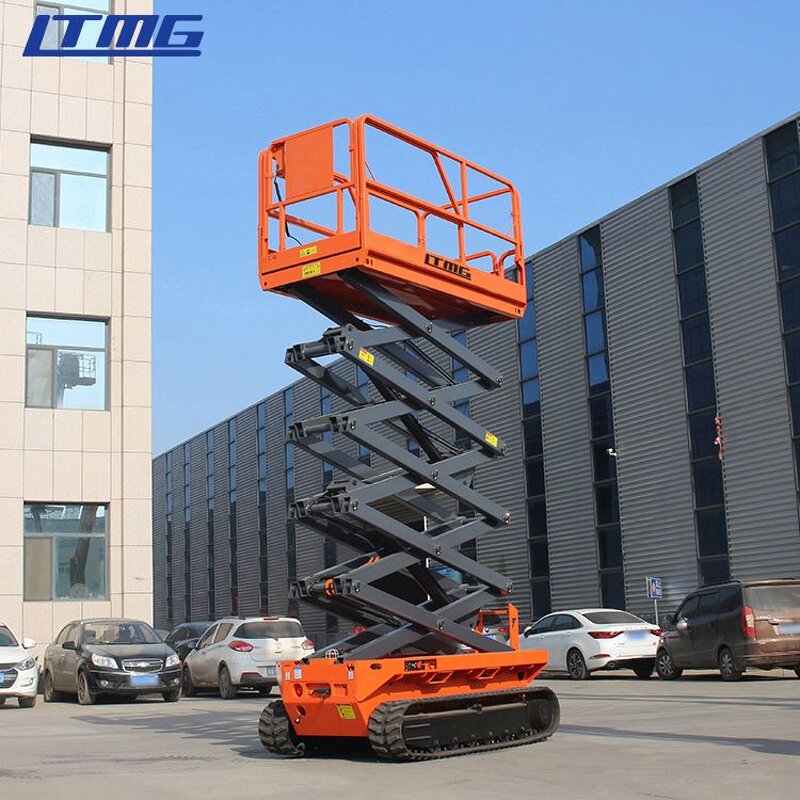 Scissor Lift Manufacturer - Brand Self Propelled Hydraulic Cylinder Cargo 10 m 12 m Platform Freight Elevator for Aerial