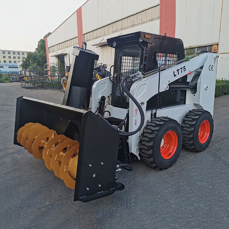 Skid Steer Loader Manufacturer - LT75 Chinese Cheap 50hp Mini Trached 1000KG 1050KG Front End Crawler