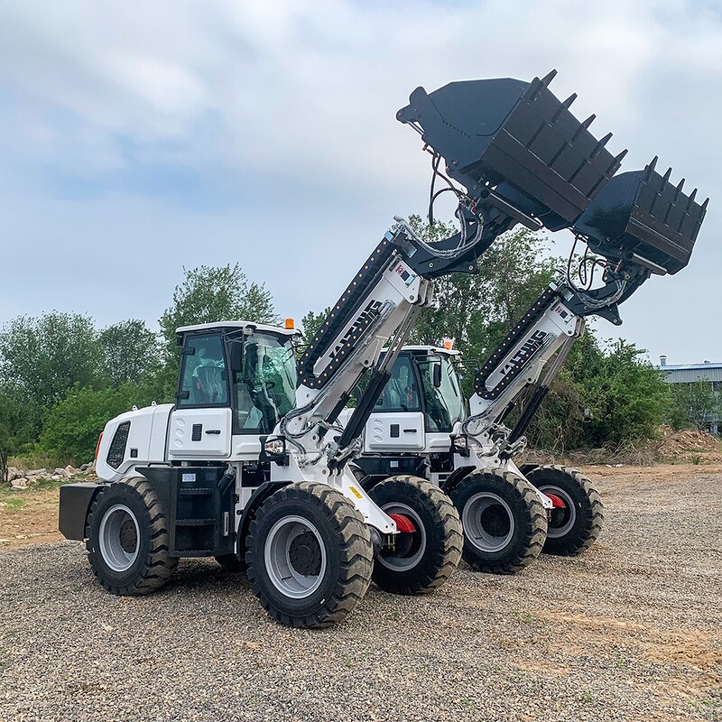 Telescopic Wheel Loader Manufacturer - Factory High Capacity Bucket Machine 2.5 Ton 3 Ton With Cab