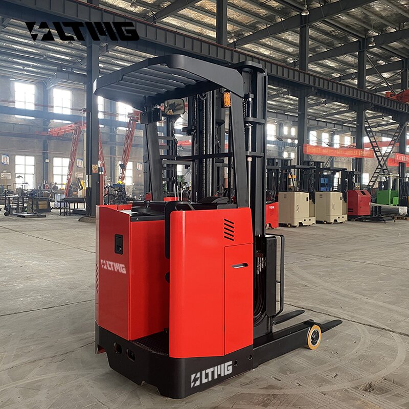 Reach Truck Manufacturer - Ltmg Lift Truck Sit 1500kg 1600kg 2000kg Full Electric Narrow Aisle for Sale