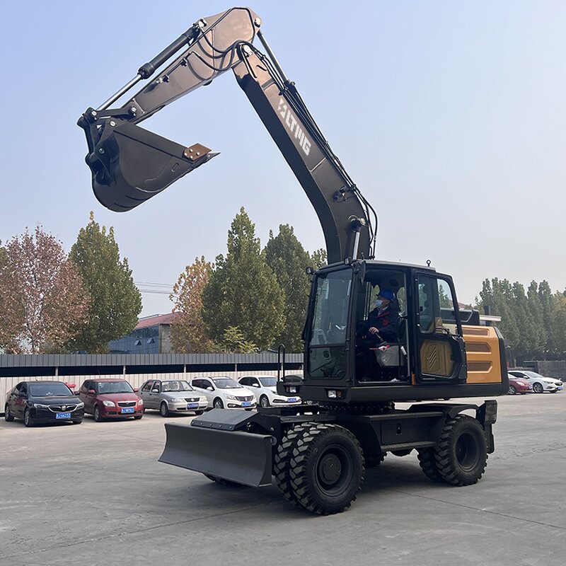 diesel Wheel Excavator Manufacturer - LWE180 Chinese Brand New Construction Digging Machine 16 Ton 18 Ton