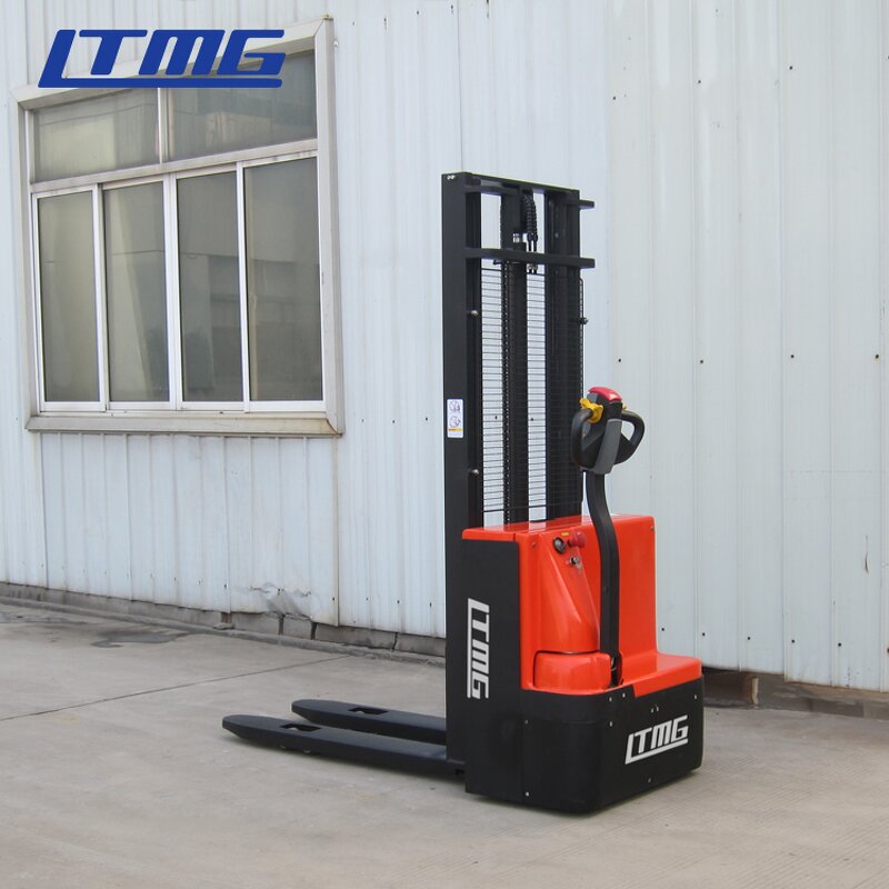 Pallet Stacker Manufacturer - 1.5t Walkie Type AC Driving With Large Storage Lead Acid Battery