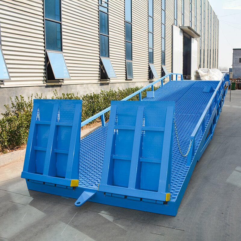 Dock Ramp Manufacturer - 6-15ton Warehouse Electric Loading and Unloading Adjustable Truck Mobile Hydraulic