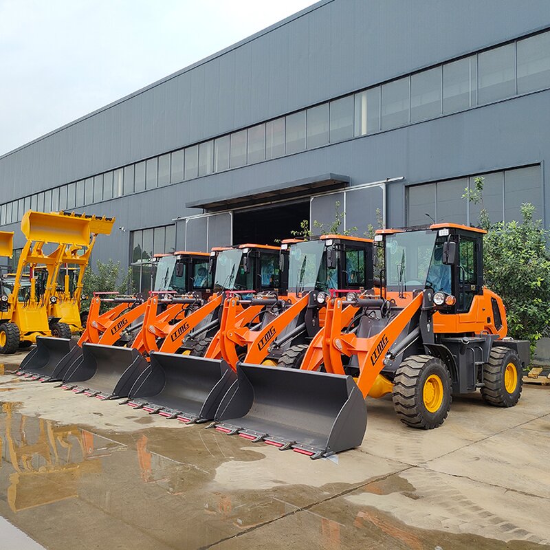 Mini Articulating Wheel Loader Manufacturer - Boom Loader 910 920 Radlader Cargador 1ton 2 Ton 1000kg 2000kg Front End