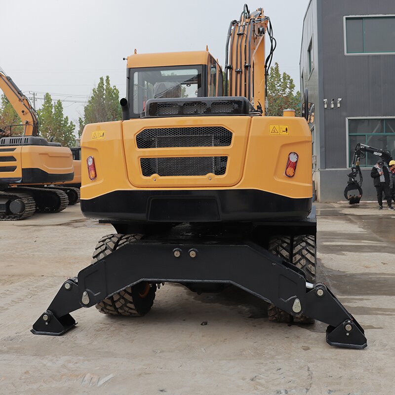 Wheeled Excavator Manufacturer - LTMG LWE80 Bucket Wheel Type 8 Ton Hydraulic Wood Grapple With 360 Degree Rotator