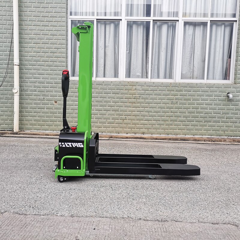 Electric Self Loading Stacker Manufacturer - LTMG Brandfully Powered Lithium Battery 1000kg 1500 kg Mini Walkie