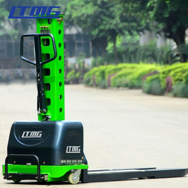 Electric Stacker Manufacturer - Lifting 500kgs 700kgs 1000kgs Self Loading Portable with 1300mm Lifting Height