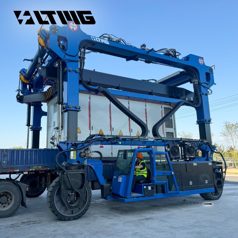Straddle Carrier Manufacturer - Reliable 35T 60T 80T Container Handling Equipment Mobile Unloading Gantry