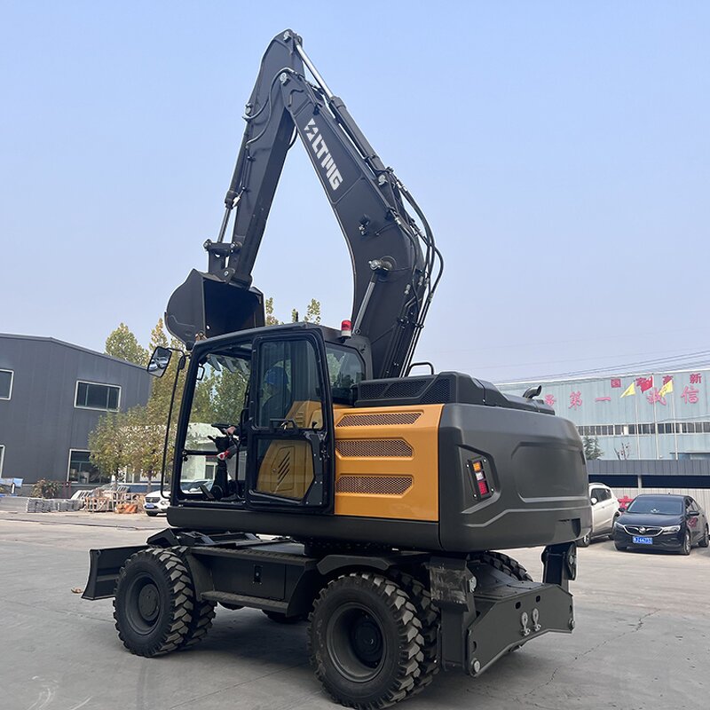 diesel Wheel Excavator Manufacturer - LWE180 Chinese Brand New Construction Digging Machine 16 Ton 18 Ton