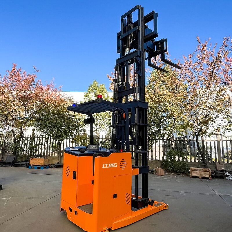 Electric Reach Truck Manufacturer - Free Shipping 2t 3t 6m 8m 12m 24v/48V With Side Shifter with Lithium Battery