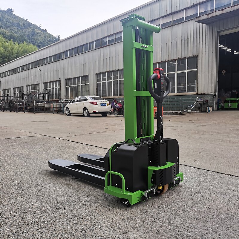 Electric Self Loading Stacker Manufacturer - LTMG Brandfully Powered Lithium Battery 1000kg 1500 kg Mini Walkie