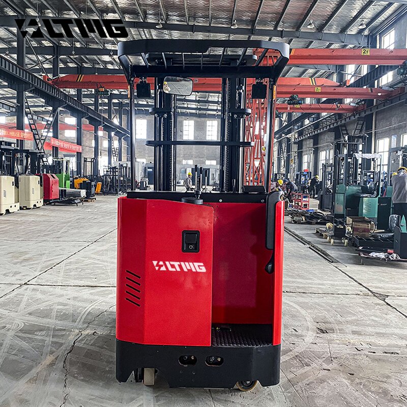 Reach Truck Manufacturer - Ltmg Lift Truck Sit 1500kg 1600kg 2000kg Full Electric Narrow Aisle for Sale