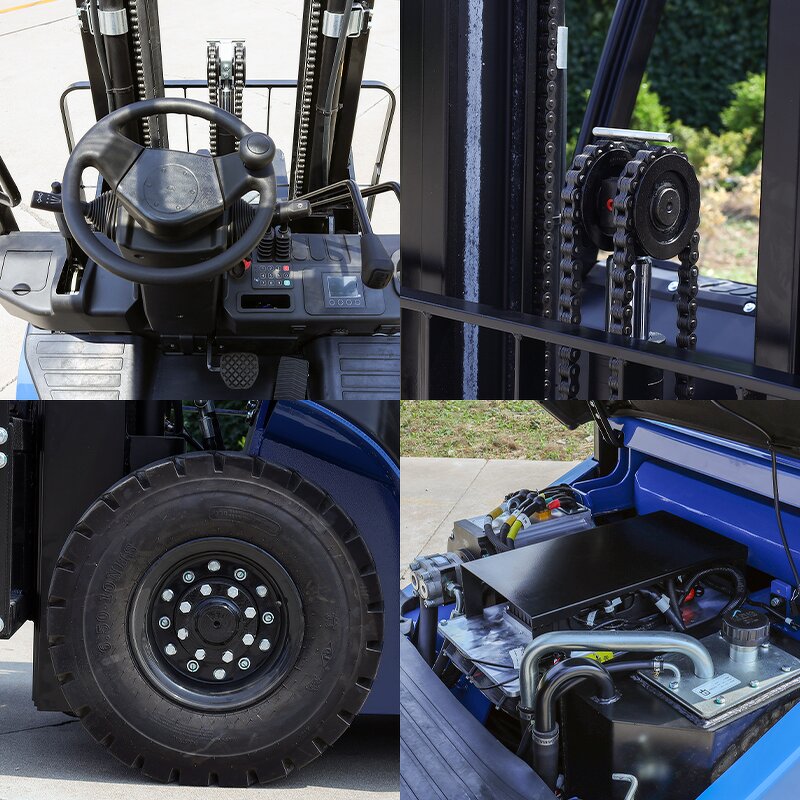 Electric Forklift Manufacturer - Chinese Brand Factory 1.8ton 3 Ton Four Wheel Battery Powered With CE