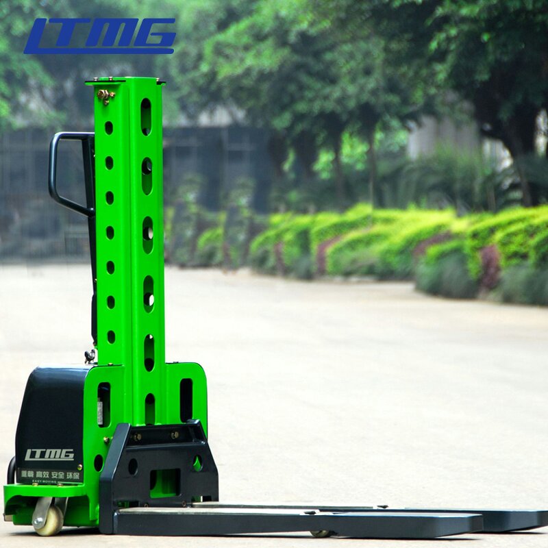 Electric Stacker Manufacturer - Lifting 500kgs 700kgs 1000kgs Self Loading Portable with 1300mm Lifting Height