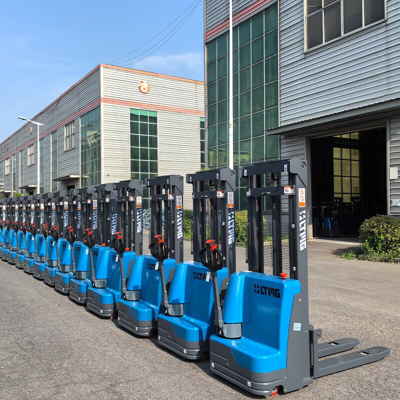 Electric Pallet Stacker Manufacturer - Hydraulic Lift Truck 1000kg 1500kg 2000kg Walkie with AC Motor