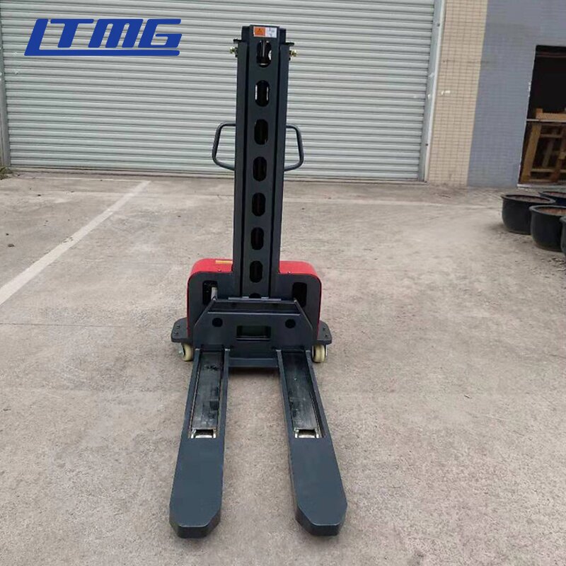Electric Stacker Manufacturer - Lifting 500kgs 700kgs 1000kgs Self Loading Portable with 1300mm Lifting Height