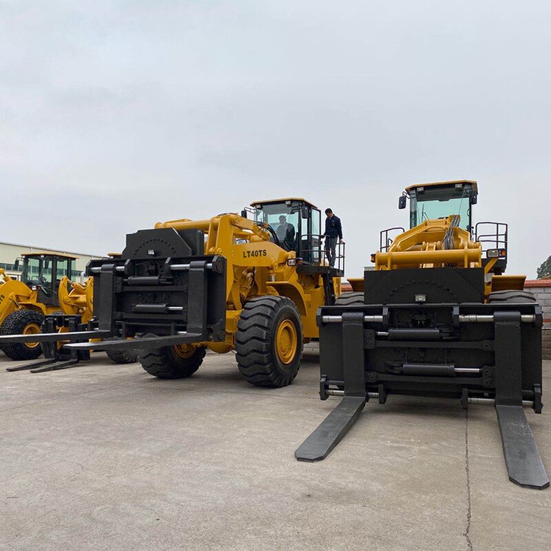 Wheel Forklift Loader Manufacturer - Cheap High Performance Four Wheel Drive 32 Ton 40 Ton With Fork