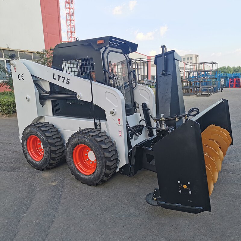 Skid Steer Loader Manufacturer - LT75 Chinese Cheap 50hp Mini Trached 1000KG 1050KG Front End Crawler
