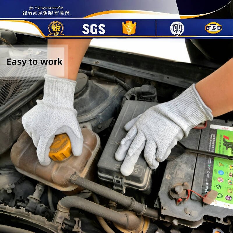 Safety Gloves Manufacturer - CE EN 388 Level 5 Cut Resistant Pu Coated Waterproof Adjustable Custom Durable Work