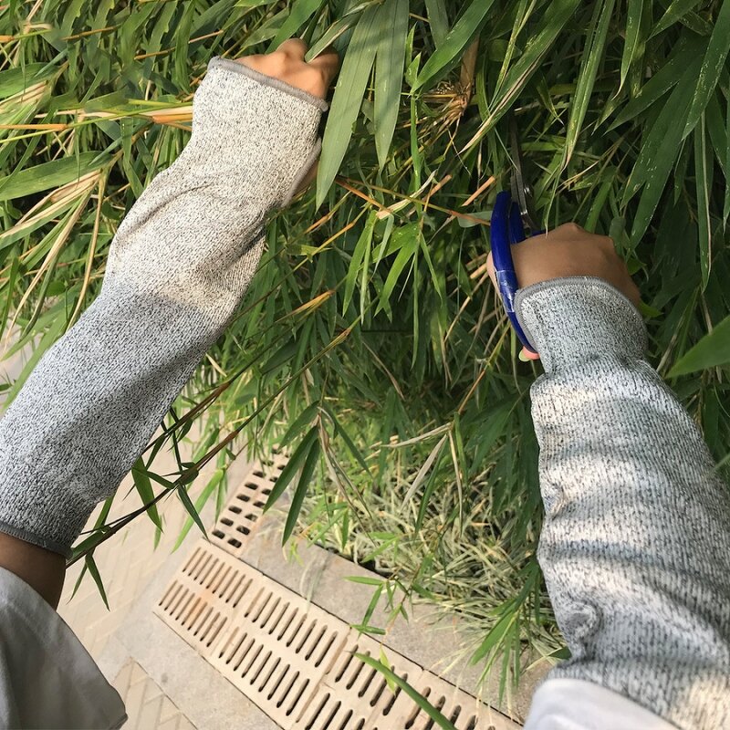 Safety Gloves Manufacturer - Stock Grade 5 Anti-cutting Anti-cutting Arm Protection Loose HPPE Sleeve Wrist Protection