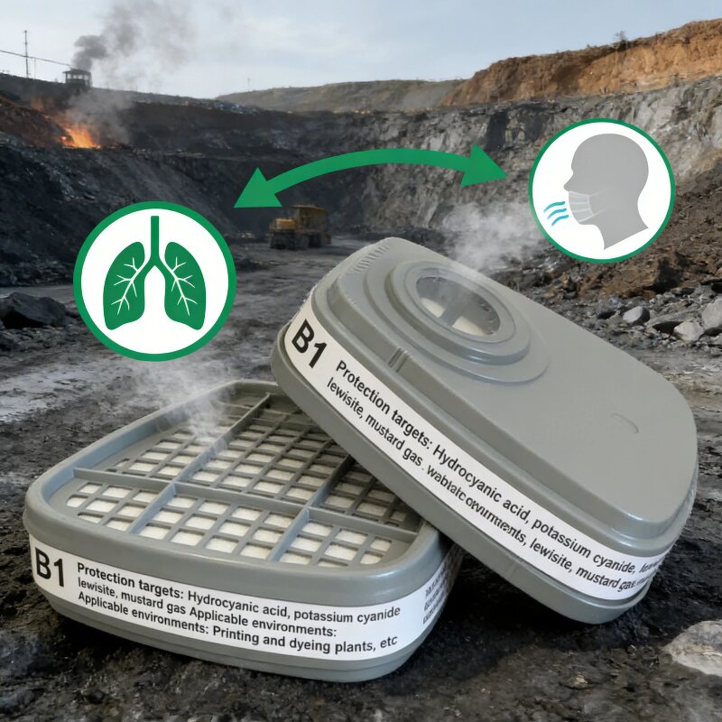 Respirator Cartridge Manufacturer - 6000 Series CE Approved ORGANICVPR 1/PK