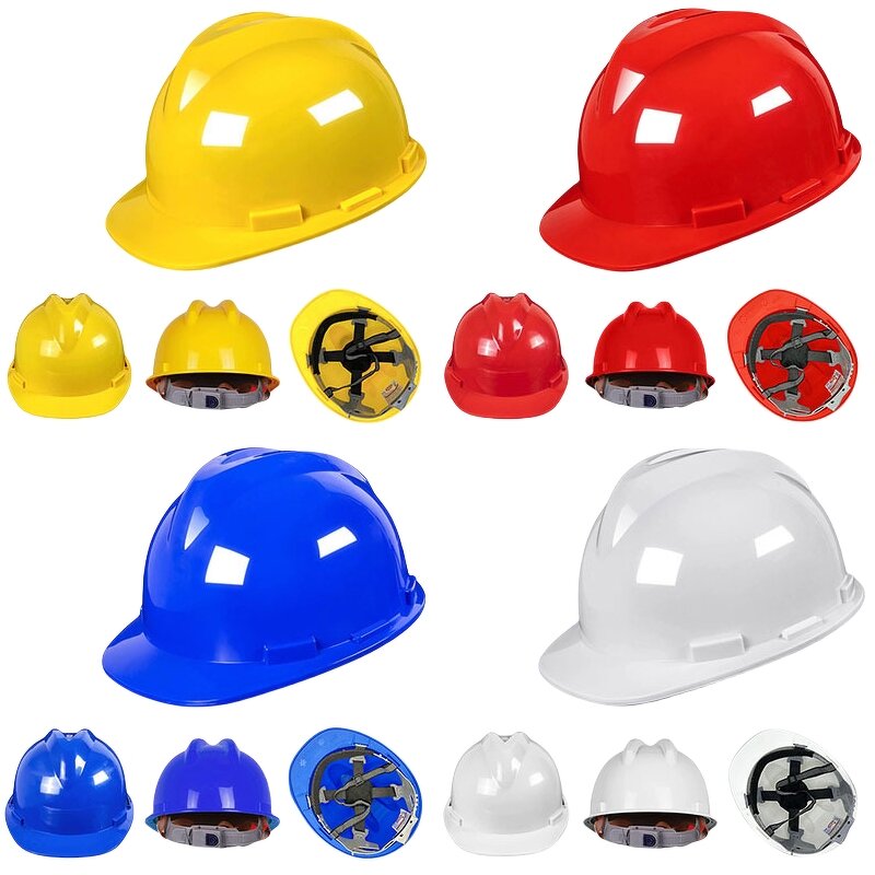 Safety Helmet Manufacturer - V-Shaped ABS Industrial Grade with Visor CE Certified Anti-Smash Anti-Collision Anti-Static