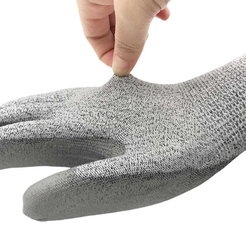 Safety Gloves Manufacturer - CE EN 388 Level 5 Cut Resistant Pu Coated Waterproof Adjustable Custom Durable Work