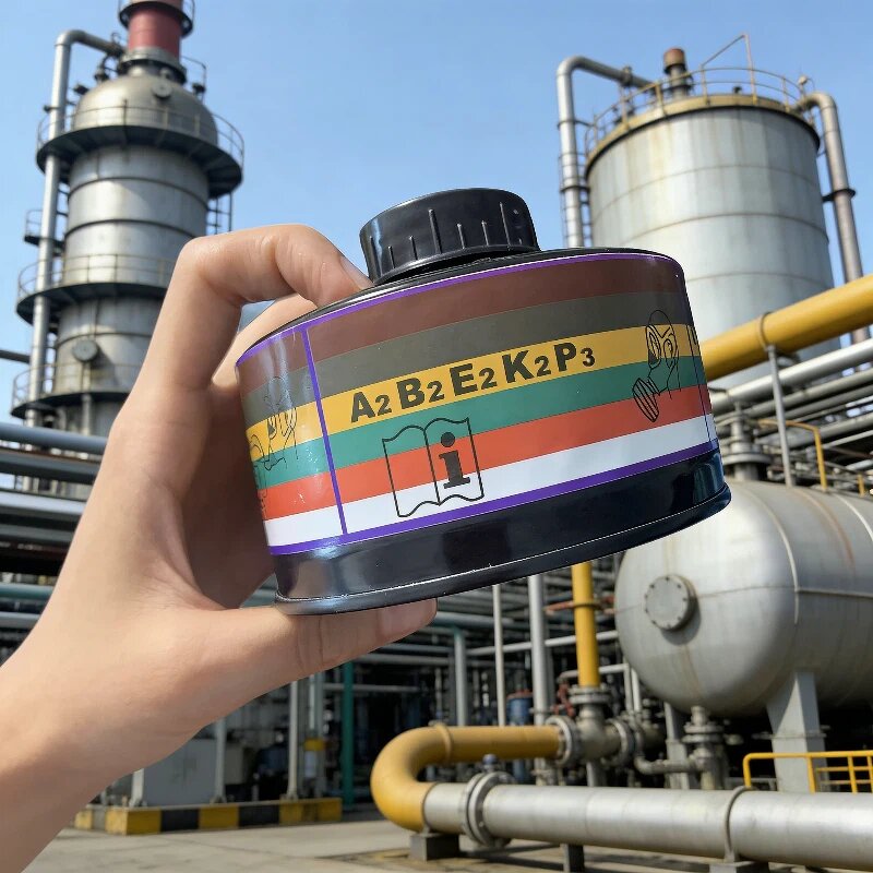 Gas Mask Filter Manufacturer - P-A-2 Organic Vapors NBC for 40mm Gas Masks 40mm Canister RD40 Canister