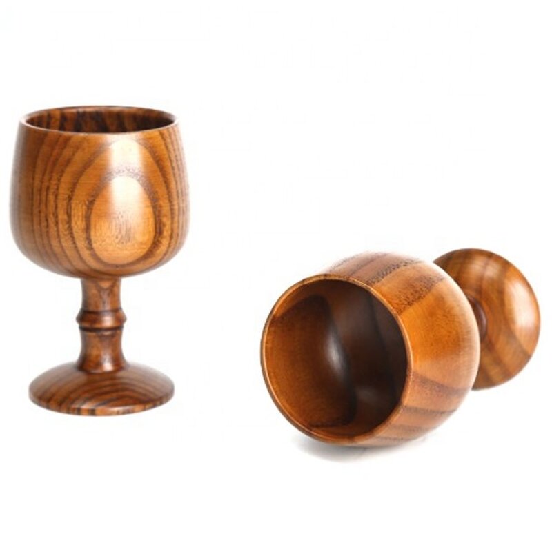 Wine Cup Manufacturer - Handmade Jujube Wooden Goblet