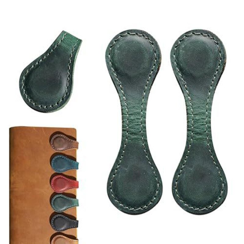 Bookmark Manufacturer - Personalized Vintage Leather Magnetic Book Mark Clip for Book Lover Readers Men Women Student