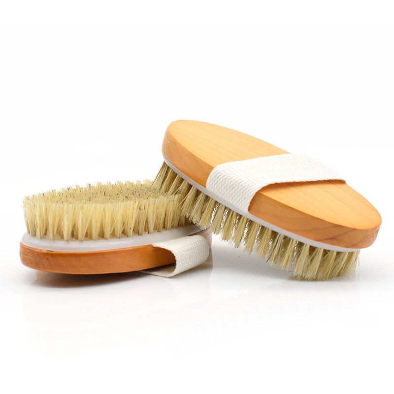 Shower Brush Manufacturer - Bathroom Accessories Wooden Handle for Skin Body