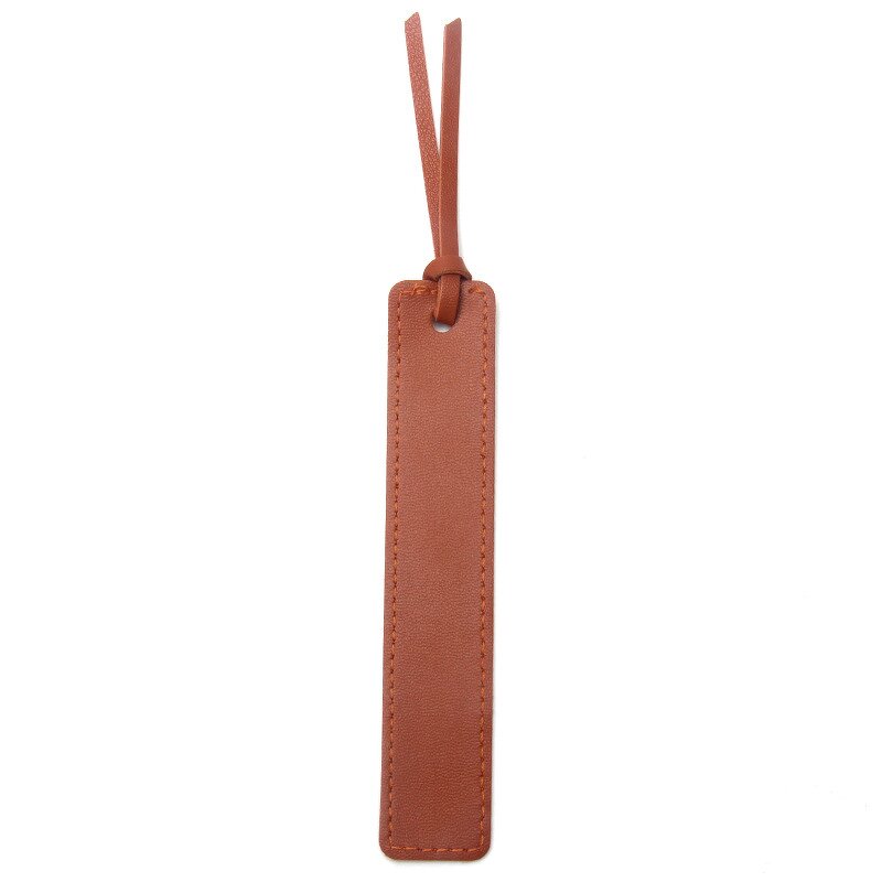 Bookmark Manufacturer - Wholesale Classic Stitched Handmade Page Markers Reading Gifts Blank Leather with Leather Rope