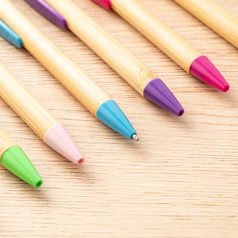 Pen Manufacturer - Wholesale Cheap Bamboo Retractable Ballpoint Black Ink 1 mm Sustainable for Promotional Gifts