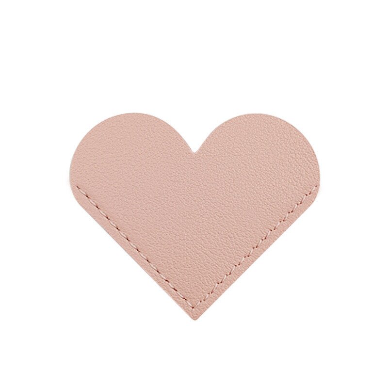 Bookmark Manufacturer - Wholesale Custom Cute Corner Page Book Accessories Leather Heart for Promotional Gift