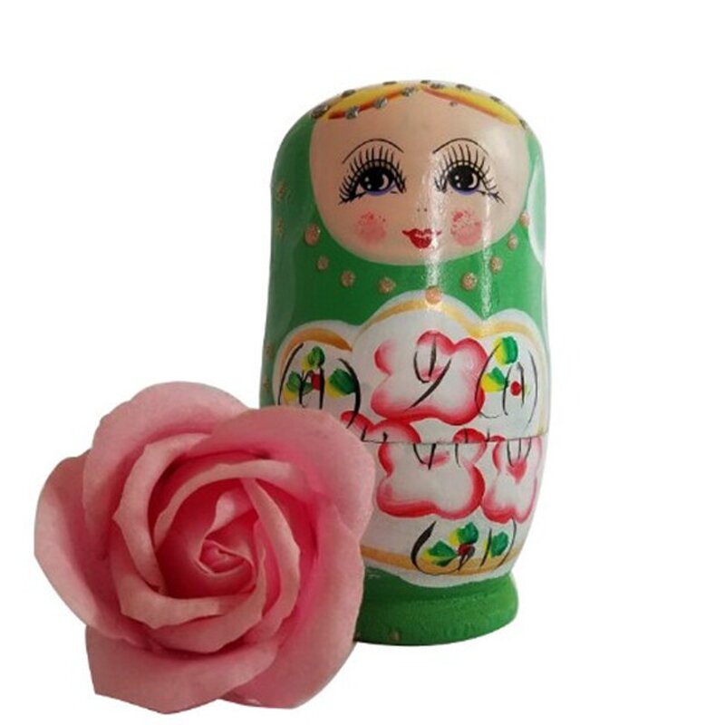 Matryoshka Toy Manufacturer - Hot Sale Natural Wooden Russian Nesting Doll With Eco-Friendly
