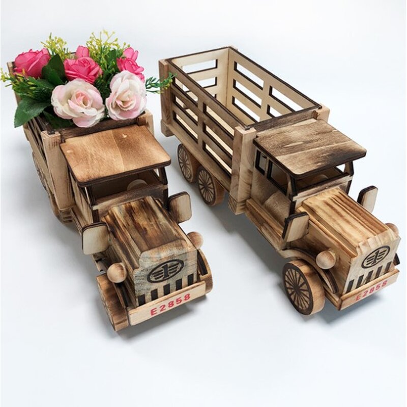 Wooden Toy Manufacturer - Hot Sale Handmade Natural Truck for Children