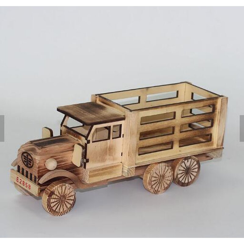 Wooden Toy Manufacturer - Hot Sale Handmade Natural Truck for Children