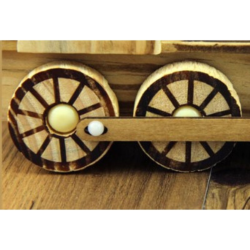 Wooden Toy Manufacturer - Handicraft Steam Train 3D Simulation Model