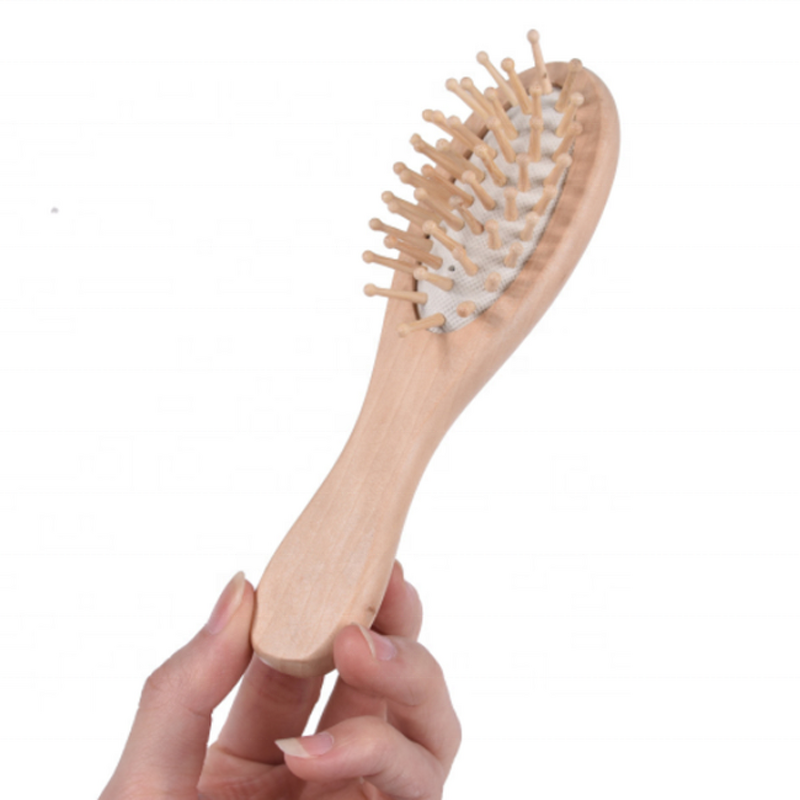 Travel Hair Brush Manufacturer - Wholesale Portable Wooden Bristle With Handle