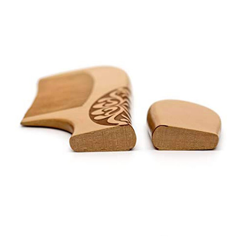 Beard Comb Manufacturer - Hot Sale Natural Handmade Peach Wooden Cheap Hair with Fine Tooth