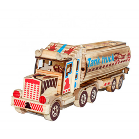 Wooden Truck Model Manufacturer - Custom Home Decoration Eco Friendly Tank for Gift