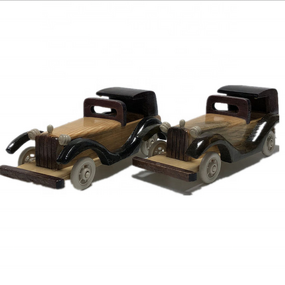 Wooden Car Craft Manufacturer - Wholesale Natural for Home Decoration