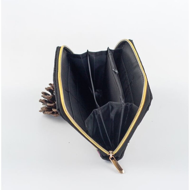 Handbag Manufacturer - Hot Sale Canvas Embroidery Wallet for Lady