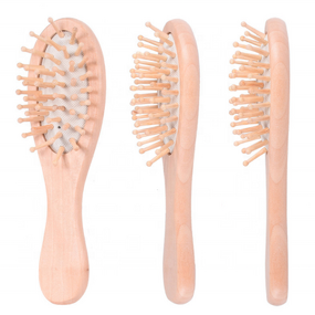 Travel Hair Brush Manufacturer - Wholesale Portable Wooden Bristle With Handle