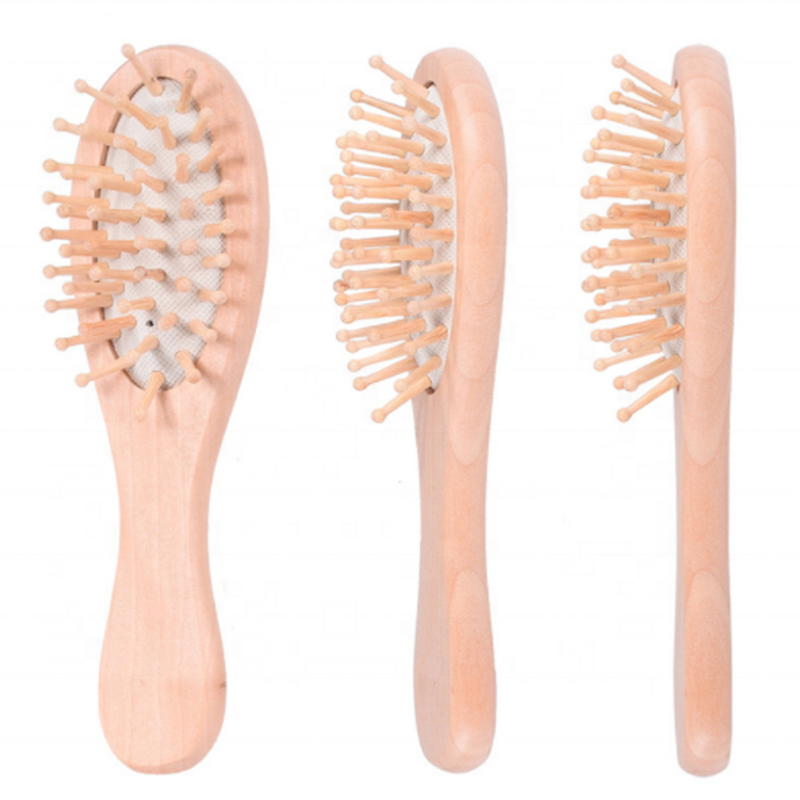 Travel Hair Brush Manufacturer - Wholesale Portable Wooden Bristle With Handle
