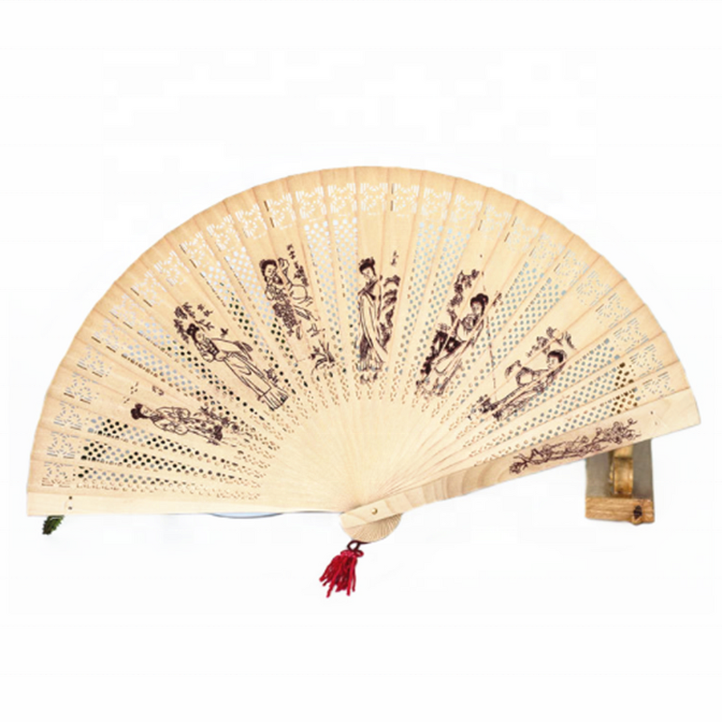 Fan Manufacturer - Hot Sale Crafts Handmade Natural Bamboo Wooden for Gift