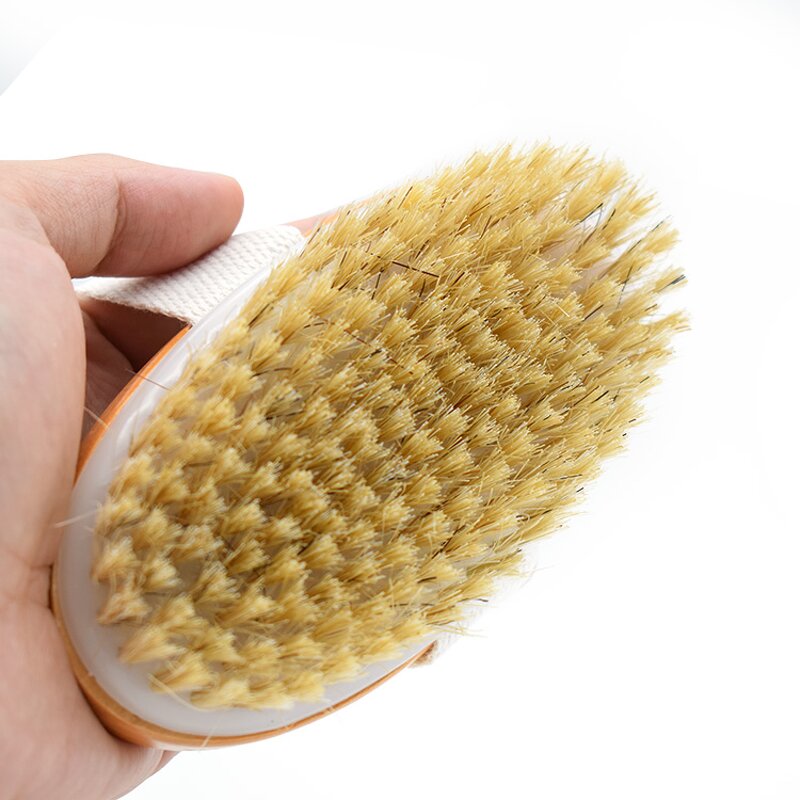 Shower Brush Manufacturer - Bathroom Accessories Wooden Handle for Skin Body