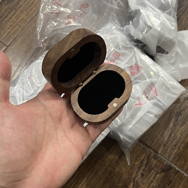 Jewelry Box Manufacturer - Wholesale Luxury Wood Ring Earring Cases with Custom Logo