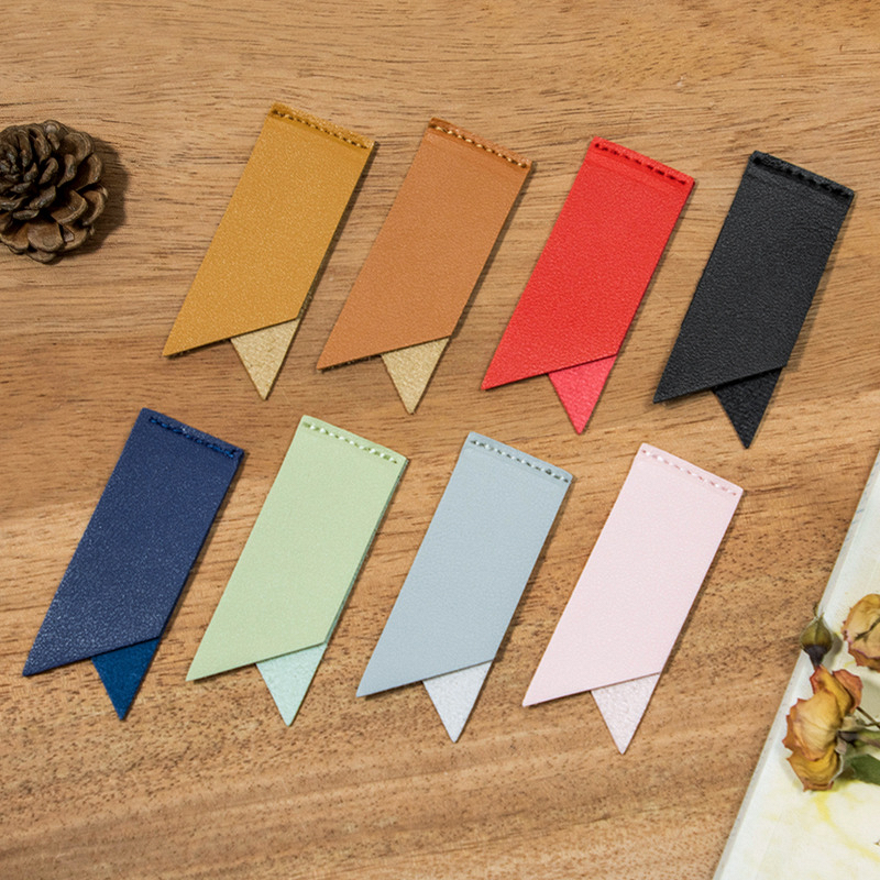 Bookmark Manufacturer - New Style Miniature Cute Style Cross PU Leather Business Page Book Marks