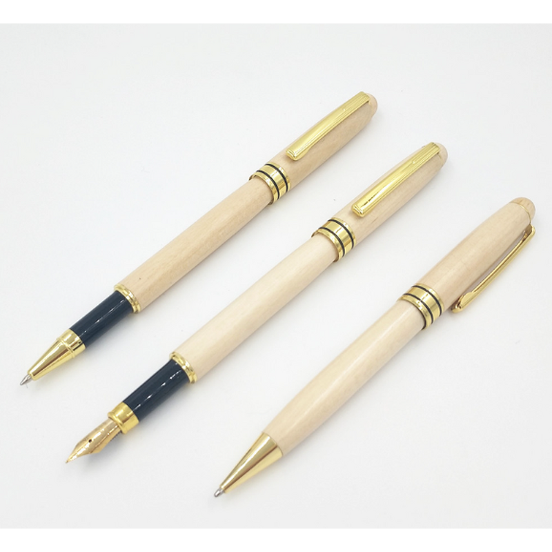 Pen Manufacturer - Maple Wood Handcrafted Wooden Ballpoint Fountain